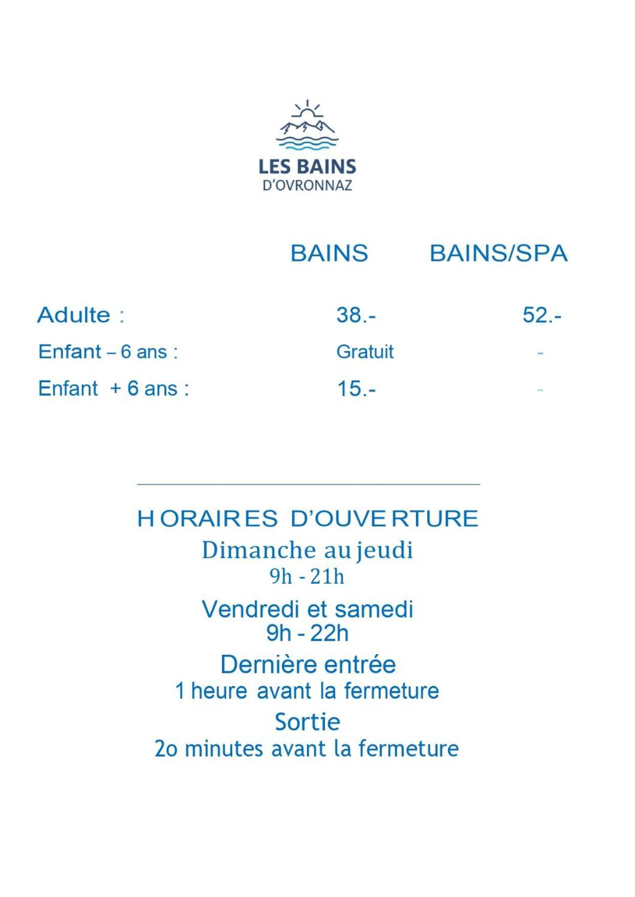 Hotel Les Bains D'Ovronnaz Εξωτερικό φωτογραφία